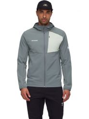 Mammut Kurtka funkcyjna "Madris Light ML" w kolorze szarym rozmiar: L. Szare kurtki outdoor męskie Mammut, l, bez wzorów, z materiału, bez kaptura. Za 364.95 zł.