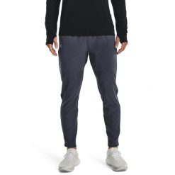 Spodnie dresowe męskie Under Armour QUALIFIER RUN 2.0 PANT. Szare spodnie dresowe męskie Under Armour, bez wzorów, z dresówki. Za 189.99 zł.