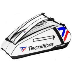 Torba na rakiety tenisowe Tecnifibre 6R Tour endurance. Białe torebki klasyczne damskie TECNIFIBRE, bez wzorów, bez dodatków. Za 400.50 zł.