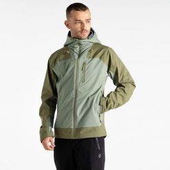 Kurtka turystyczna przeciwdeszczowa męska Mountain Series. Niebieskie kurtki męskie Dare 2b, m, bez wzorów, bez kaptura, narciarskie. W wyprzedaży za 499.99 zł.