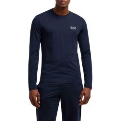 T-Shirt Core Identity Rozmiar XL Niebieski - 8NPT28PJVQZ-1562. Niebieskie koszulki męskie z długim rękawem EA7, m, z bawełny. W wyprzedaży za 250.15 zł.