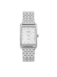 Casio Zegarek MTP-B215D-7AVER Srebrny. Szare, analogowe zegarki męskie Casio, srebrne. Za 399.99 zł.