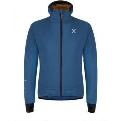 MONTURA Kurtka męska Alp Race Jacket deep blue/mandarino-S. Niebieskie kurtki narciarskie i snowboardowe damskie MONTURA, m, bez wzorów, z materiału, z kapturem, narciarskie. Za 713.89 zł.