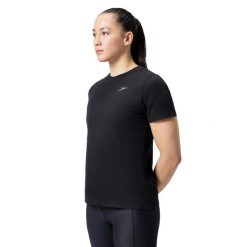 Koszulka Pro Dla Kobiet. Czarne bluzki sportowe damskie Speedo, l, bez wzorów, z bawełny, bez ramiączek. Za 168.99 zł.