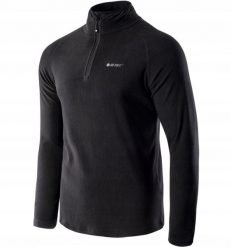 Bluza polarowa dla mężczyzn Hi-tec Dilaso. Czarne bluzy z kapturem męskie Hi-tec, l, z dzianiny. Za 64.99 zł.