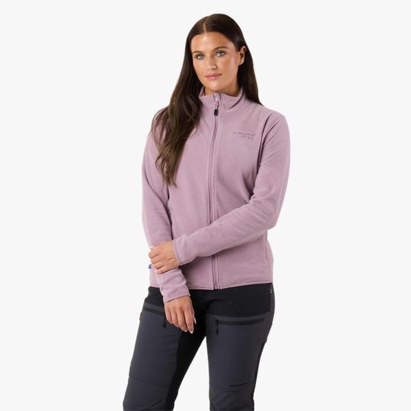 Bluza polarowa turystyka damska Swedemount Stryn Fleece szybkoschnąca. Fioletowe bluzy bez kaptura damskie SWEDEMOUNT, xl, z materiału. Za 152.99 zł.