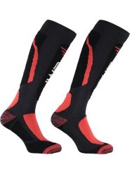 CMP Skarpety narciarskie w kolorze czarno-czerwonym rozmiar: 46/48. Czarne skarpetki męskie CMP, bez wzorów, z materiału. Za 43.68 zł.