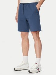 Tommy Hilfiger Szorty sportowe MW0MW37240 Niebieski Regular Fit. Niebieskie szorty sportowe męskie Tommy Hilfiger, m, z bawełny. Za 329.99 zł.