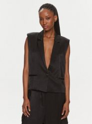 Herskind Kamizelka Line Vest 4995985 Czarny Regular Fit. Czarne kamizelki damskie Herskind, z wiskozy. Za 1,669.00 zł.