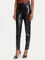 Guess Legginsy New Prescilla W4BB18 WGIK0 Czarny Slim Fit. Czarne legginsy sportowe damskie Guess, s, z aplikacjami, z syntetyku. Za 299.99 zł.