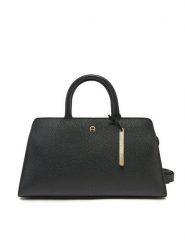Aigner Torebka 133034 Czarny. Czarne torebki klasyczne damskie Aigner, bez wzorów, ze skóry, bez dodatków. Za 2,699.00 zł.