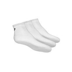Skarpety Sportowe Stopki Asics White Biały. Białe skarpetki damskie Asics, bez wzorów. Za 49.99 zł.