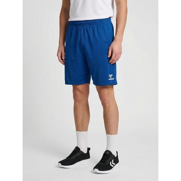 Szorty Hummel. Niebieskie szorty damskie HUMMEL, bez wzorów, sportowe. Za 88.00 zł.