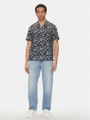 Michael Kors Koszula CS5405QHPL Czarny Relaxed Fit. Czarne koszule męskie Michael Kors, m, bez wzorów, z bawełny, bez kołnierzyka, bez ramiączek. Za 339.99 zł.