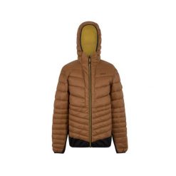 Kurtka z kapturem Regatta Leedre. Brązowe kurtki męskie Regatta, na zimę, l, bez wzorów, z materiału, eleganckie, z kapturem. Za 179.99 zł.