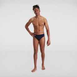 Slipy kąpielówki męskie Speedo Eco End. Niebieskie kąpielówki męskie Speedo, m, bez wzorów, z poliesteru. Za 135.29 zł.