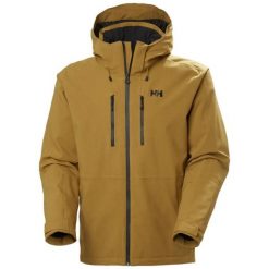 Kurtka narciarska Helly Hansen Juniper 3.0. Brązowe kurtki narciarskie i snowboardowe damskie Helly Hansen, m, bez wzorów, z poliesteru, bez kaptura, narciarskie, primaloft. Za 1,202.50 zł.