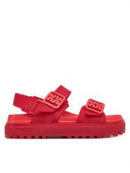 Melissa Sandały Melissa Towny Ad M 35964 Czerwony. Czerwone sandały damskie Melissa, bez wzorów, z tworzywa sztucznego, bez obcasa, na płaskiej podeszwie. Za 369.99 zł.
