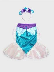 Kostium karnawałowy syrenki - wielobarwny. Stroje jednoczęściowe damskie Sinsay, bez wzorów. Za 29.99 zł.