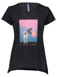 Crazy Koszulka w kolorze czarnym rozmiar: M. Czarne t-shirty damskie Crazy, m, bez wzorów, bez kołnierzyka. Za 96.37 zł.