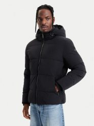 Guess Kurtka zimowa M6BL58 W4170 Czarny Regular Fit. Czarne kurtki męskie Guess, na zimę, m, z aplikacjami, z syntetyku, bez kaptura. Za 864.99 zł.