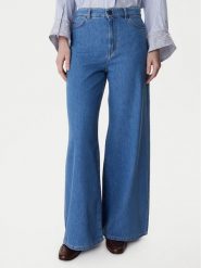 Weekend Max Mara Jeansy Vega 2615181041 Niebieski Wide Leg. Niebieskie jeansy damskie Weekend Max Mara. Za 839.99 zł.