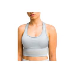 Biustonosz sportowy damski GymHero Stripes Bra. Szare biustonosze sportowe damskie Gym Hero, bez wzorów. Za 89.99 zł.