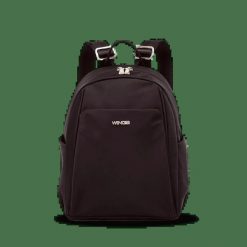 Plecak Miejski Wings Rosella Black. Czarne plecaki damskie Wings, bez wzorów, z materiału, biznesowe. Za 179.90 zł.