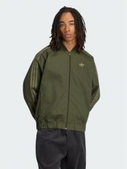 Adidas Bluza Sst Adicolor Classics KR1370 Zielony ciemny Regular Fit. Zielone bluzy bez kaptura męskie Adidas, m, z syntetyku. Za 398.99 zł.