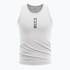 Koszulka rowerowa męska HUUB Cycling Undervest. Białe t-shirty sportowe męskie Huub, m, bez ramiączek, rowerowe. Za 149.99 zł.