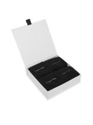 Calvin Klein Skarpety długie 701235979 Czarny. Czarne skarpetki męskie CALVIN KLEIN, bez wzorów, z bawełny. Za 129.99 zł.