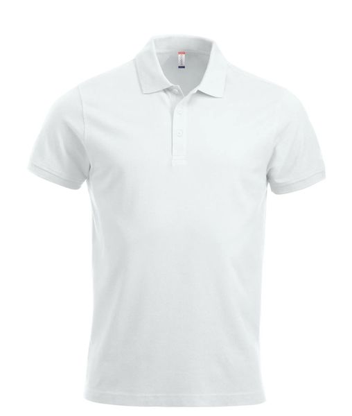 Clique Classic Lincoln S/S koszulka polo męska z bawełny, nowoczesny krój –. Białe koszulki polo męskie CLIQUE, m, bez wzorów, z bawełny, bez ramiączek. Za 121.85 zł.
