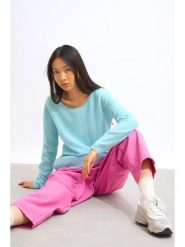 AUTHENTIC CASHMERE Kaszmirowy sweter "Lanfon" w kolorze błękitnym rozmiar: XXL. Niebieskie swetry klasyczne damskie AUTHENTIC CASHMERE, xxl, z kaszmiru, bez kołnierzyka. Za 367.22 zł.