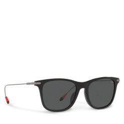 Okulary przeciwsłoneczne Polo Ralph Lauren. Czarne okulary przeciwsłoneczne damskie Polo Ralph Lauren. Za 619.99 zł.