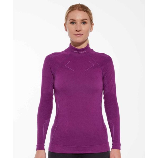 Bluza damska wełniana Brubeck EXTREME MERINO. Czerwone bluzy bez kaptura damskie Brubeck, z wełny. Za 329.00 zł.