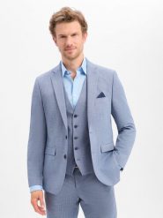 Finshley & Harding kurtka modułowa - Steven Mężczyźni Modern Fit niebieski, 26. Niebieskie kurtki męskie Finshley & Harding, m, bez wzorów, z syntetyku, klasyczne, bez kaptura. Za 479.95 zł.