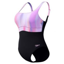 Damski kostium kąpielowy 1-częściowy Speedo Eco New Contour Eclipse Pr. Fioletowe stroje jednoczęściowe damskie Speedo, s, bez wzorów. W wyprzedaży za 293.50 zł.