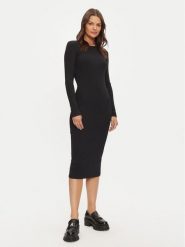 Vero Moda Sukienka codzienna Chloe 10315383 Czarny Slim Fit. Czarne sukienki damskie Vero Moda, na co dzień, xs, bez wzorów, z bawełny, bez kołnierzyka, bez ramiączek, proste. Za 99.99 zł.