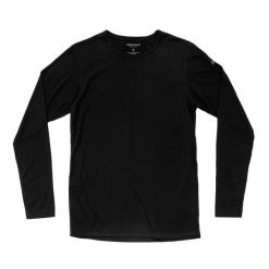 Bluza termoaktywna Devold Breeze Merino 150 Shirt. Czarne bluzy bez kaptura męskie Devold, m, z materiału. Za 390.49 zł.