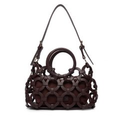 Torebka GINO ROSSI. Brązowe torebki klasyczne damskie Gino Rossi, bez wzorów, bez dodatków. Za 299.99 zł.