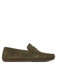 Tommy Hilfiger Mokasyny Casual Hilfiger Suede Driver FM0FM04998 Zielony. Zielone mokasyny męskie Tommy Hilfiger, ze skóry. Za 389.99 zł.