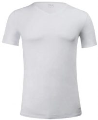 T-shirt męski Fila V-neck Fit biały. Białe t-shirty męskie 661, m, bez wzorów, z bawełny, bez kołnierzyka. Za 123.99 zł.