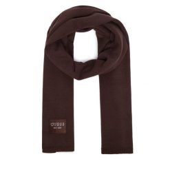 Szalik Guess. Brązowe szaliki i kominy damskie Guess, z aplikacjami. Za 234.99 zł.
