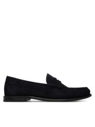 BOSS Półbuty Tevan 50563161 Granatowy. Niebieskie półbuty męskie Boss, ze skóry, bez zapięcia. Za 949.99 zł.