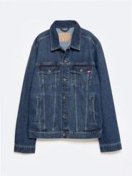 Kurtka męska jeansowa granatowa Charlie 529. Niebieskie kurtki męskie Big Star, l, bez wzorów, z jeansu, bez kaptura. W wyprzedaży za 299.99 zł.