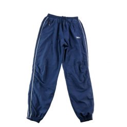 Spodnie dresowe męskie z zamkami Umbro. Niebieskie spodnie sportowe męskie Umbro, z dresówki. Za 143.46 zł.