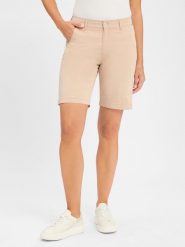BRAX Szorty - Maine B Kobiety Bawełna beżowy, 40. Brązowe szorty damskie Brax, bez wzorów, z bawełny, eleganckie. Za 279.95 zł.