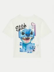 NAME IT T-Shirt 13238482 Écru Regular Fit. Koszulki dziewczęce Name it, bez wzorów, z bawełny, bez ramiączek. Za 49.99 zł.