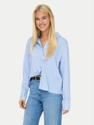 ONLY Koszula Berit 15320243 Błękitny Regular Fit. Niebieskie koszule damskie Only, m, bez wzorów, z wiskozy, bez kołnierzyka, bez ramiączek. Za 139.99 zł.