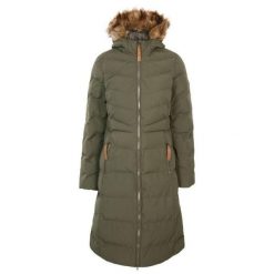 Kurtka Damska Audrey Padded Jacket. Zielone kurtki damskie Trespass, xl, bez wzorów, z puchu, bez kaptura. Za 322.99 zł.